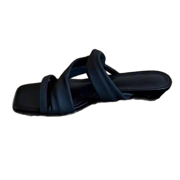 Damen modische Riemchen-Sandalen mit bequemer Fußbettgestaltung EB