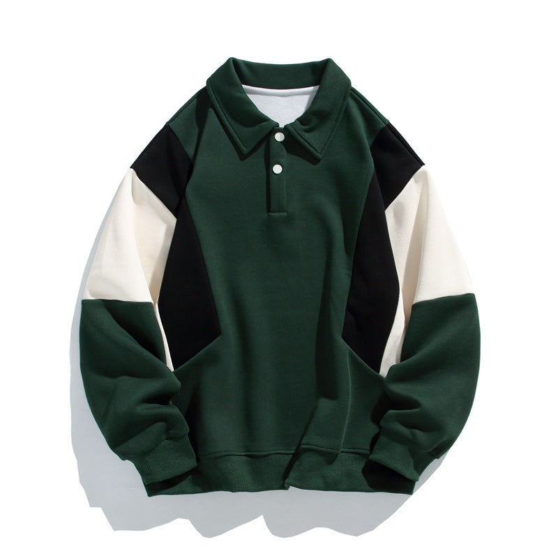 Damen modischer Polo-Pullover mit angesagten Farbkontrasten EB
