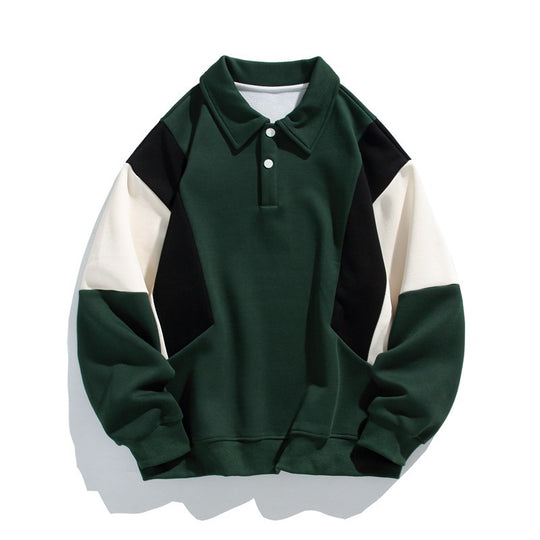 Damen modischer Polo-Pullover mit angesagten Farbkontrasten EB