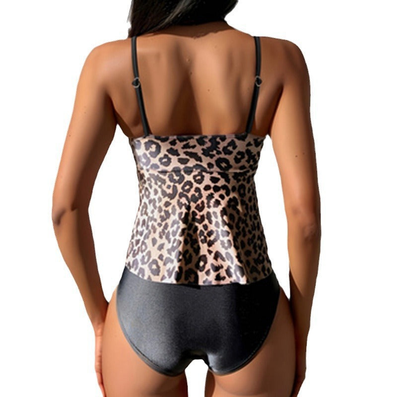 Damen modischer Tunika-Bikini EB