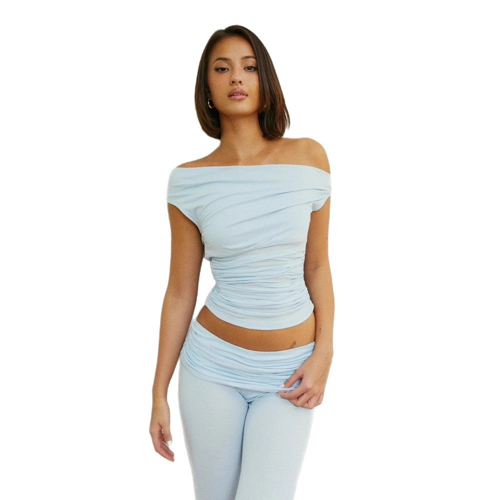Damen Raffiniertes Oberteil und modische Leggings EB