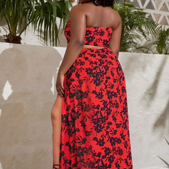 Damen Sommerliches Cut-Out Strandkleid EB