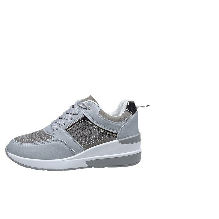 Damen Sportliche Sneakers mit atmungsaktiver Mesh-Oberfläche und dämpfender Sohle EB