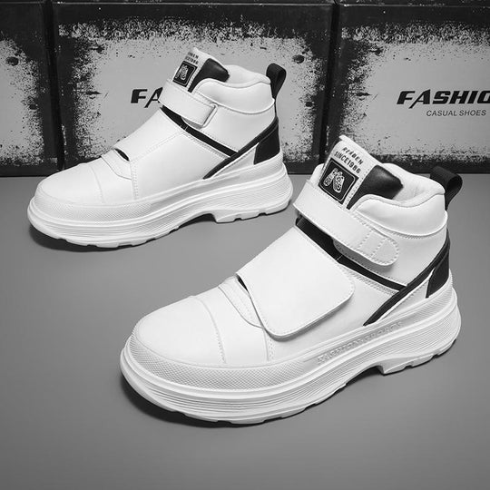 Damen Sportliche Sneakers mit verstellbarem Klettverschluss und stabiler Sohle EB