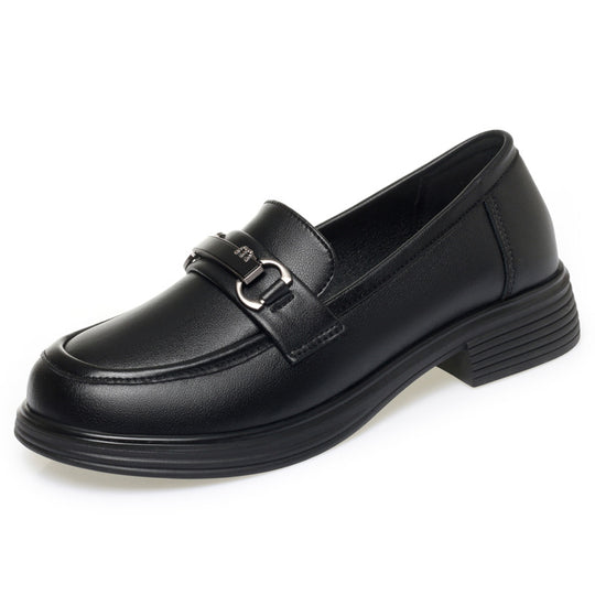 Damen Elegante Loafers mit modischem Schnallen-Detail EB