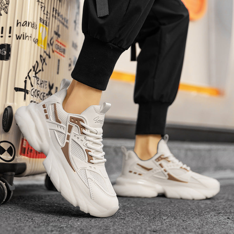 Damen Sportliche Luftpolster-Sneaker mit atmungsaktivem Obermaterial und bequemer Dämpfung EB