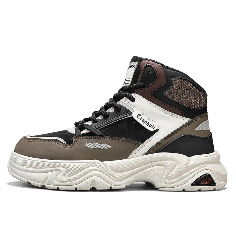 Damen Sportliche High-Top Sneakers mit dämpfender Sohle und atmungsaktivem Obermaterial EB