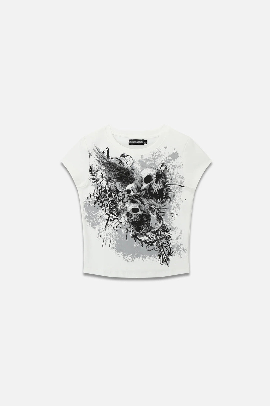 Damen Grafisches T-Shirt mit auffälligem Design EB