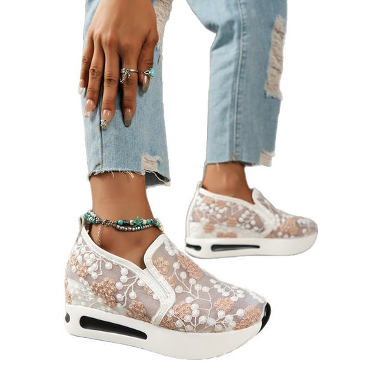 Damen Elegante und atmungsaktive Slip-On Sneakers EB