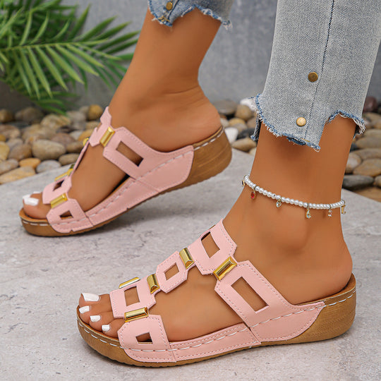 Damen Clogs mit modischem Schnitt und eleganten Akzenten EB