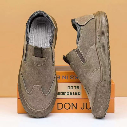Damen Slip-On Freizeitschuhe mit rutschfester Sohle und atmungsaktivem Innenmaterial EB