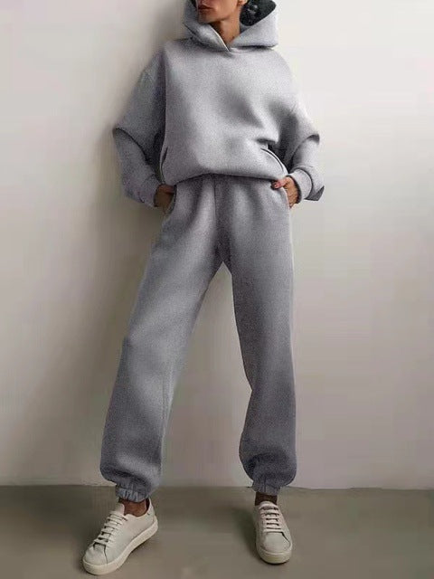 Damen entspannter Oversized Jogginganzug EB