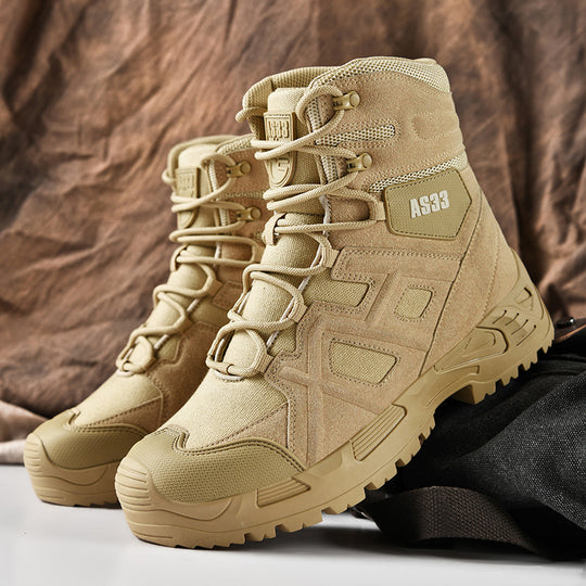 Herren Tactical-Boots mit strapazierfähigem Obermaterial und hohem Knöchelschutz EB