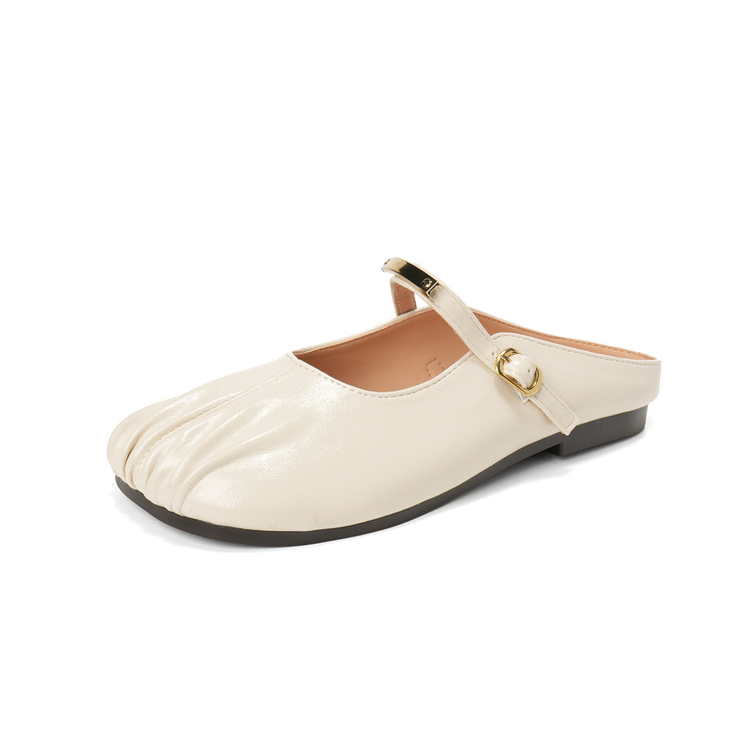 Damen Slipper mit Schnallenakzent EB