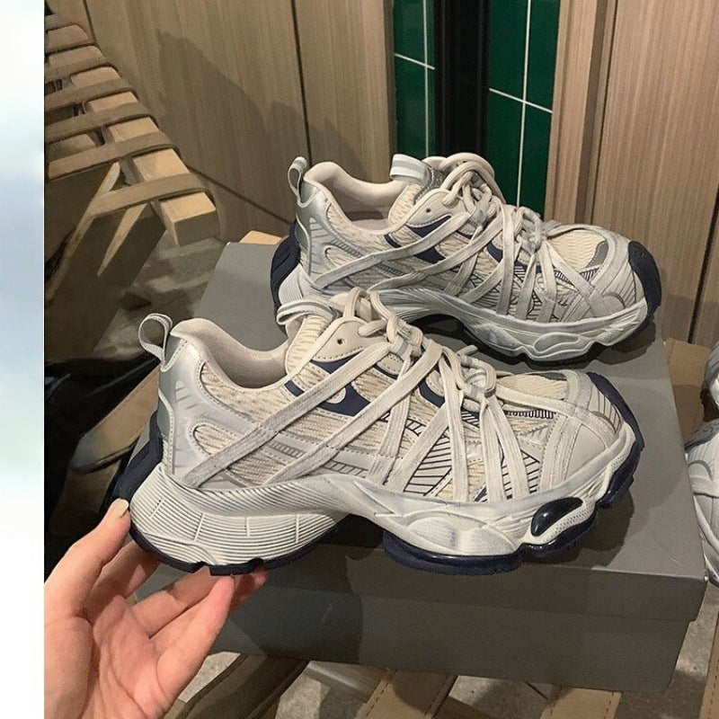 Damen Sportliche Multifunktionale Sneakers mit dämpfendem Laufsohlendesign EB