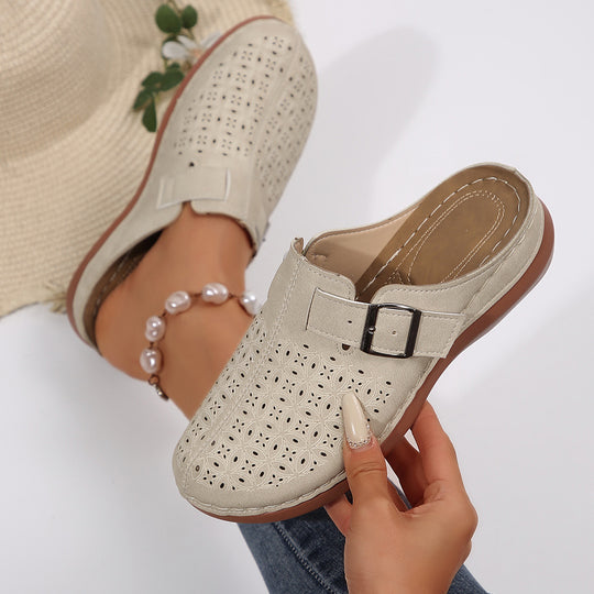 Damen Atmungsaktive Clogs mit modischem Lochmuster EB