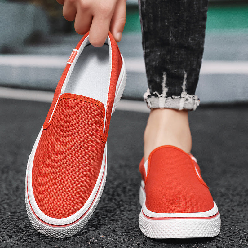 Damen bequeme Slip-On Sneakers aus atmungsaktivem Material EB