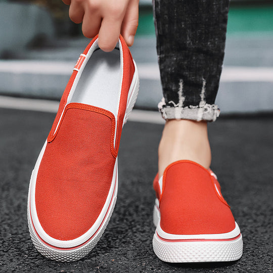 Damen bequeme Slip-On Sneakers aus atmungsaktivem Material EB