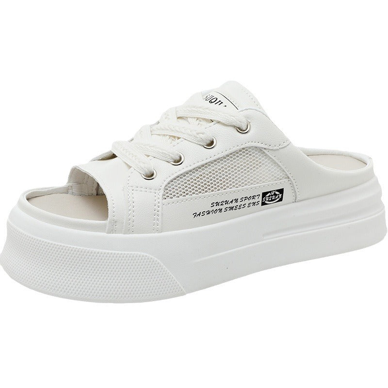 Damen Slip-On Sneaker mit atmungsaktiver Mesh-Oberfläche und sportlichem Design EB