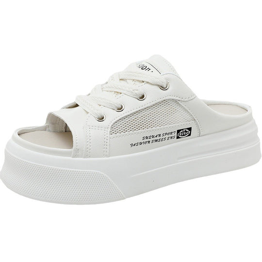 Damen Slip-On Sneaker mit atmungsaktiver Mesh-Oberfläche und sportlichem Design EB