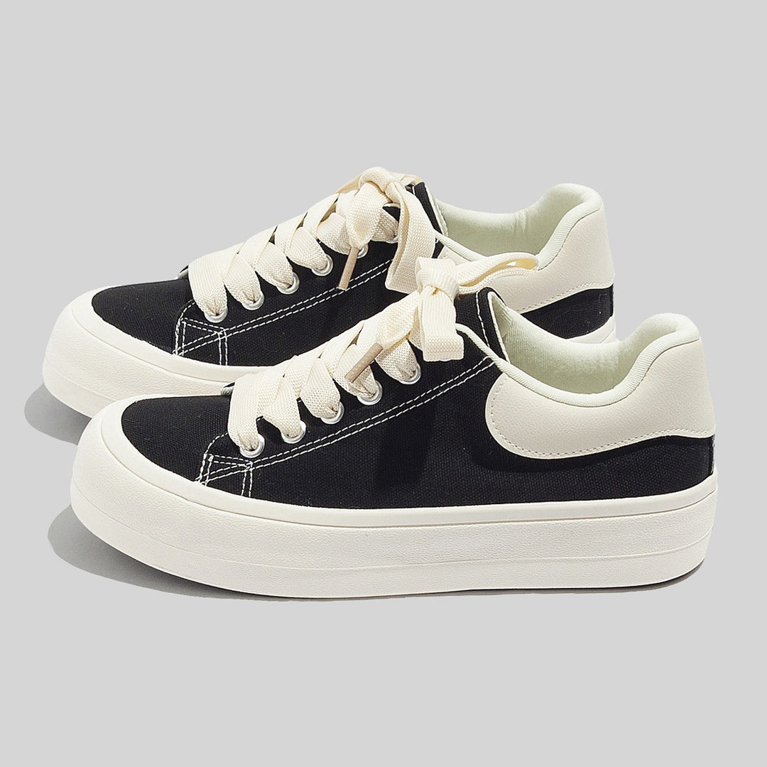 Damen modische Sneakers mit urbaner Flatform und atmungsaktiven Obermaterialien EB