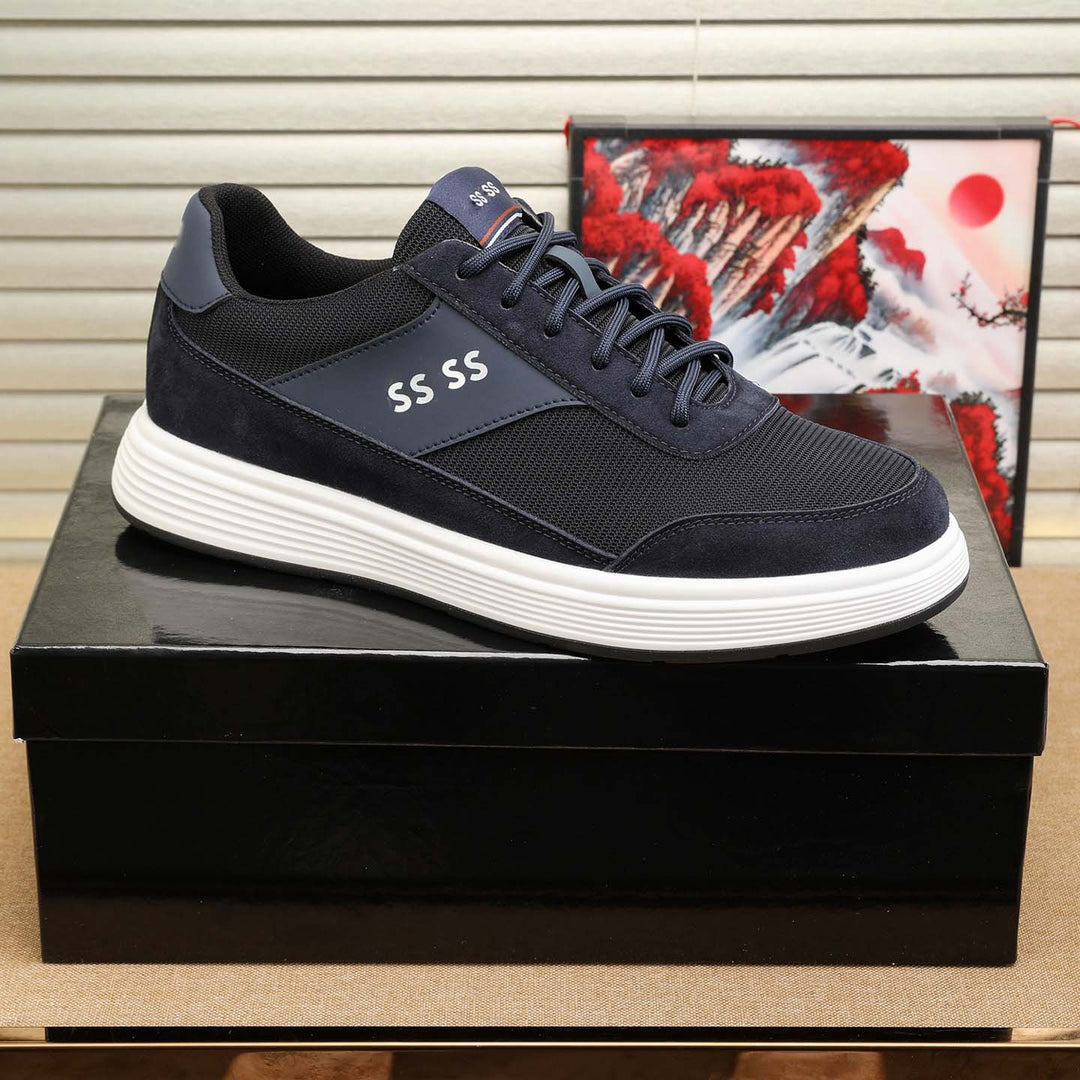 Damen Sportliche Sneakers mit atmungsaktivem Mesh-Obermaterial und dämpfender Sohle EB