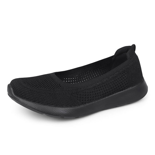 Damen Komfortable Slip-On Schuhe mit atmungsaktivem Obermaterial EB