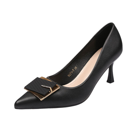 Damen elegante Pumps mit glamourösem Schmuckdetail EB