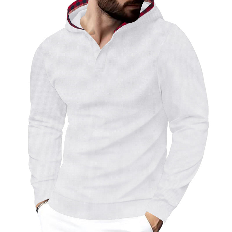 Herren Kapuzensweater mit strukturiertem Design und komfortablem Schnitt EB