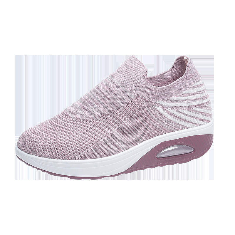 Damen Atmungsaktive Slip-On Sneakers mit dämpfendem Fußbett EB