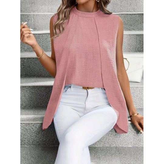 Damen Elegantes Trägershirt mit fließendem Schnitt und lässigem Fall EB