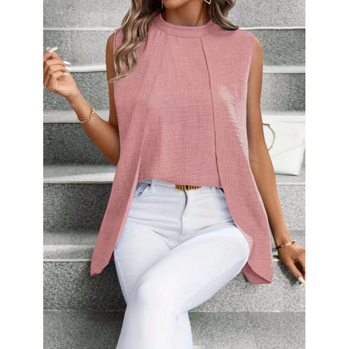 Damen Elegantes Trägershirt mit fließendem Schnitt und lässigem Fall EB