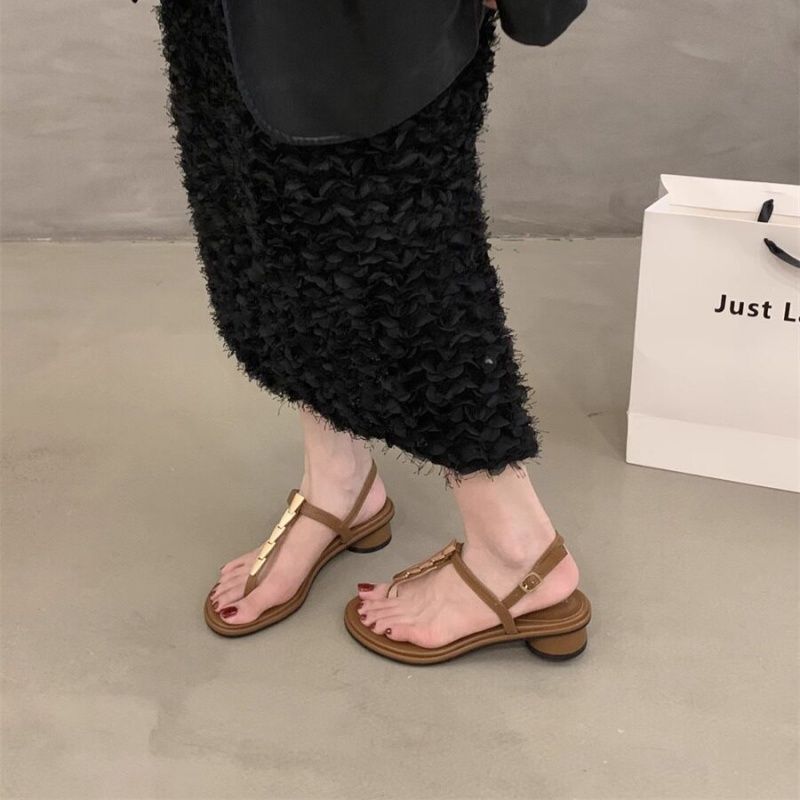 Damen stilvolle Riemchen Sandalen mit glamourösen Details EB