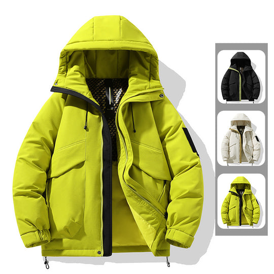 Damen Winter-Pufferjacke mit isolierendem Innenfutter und verstellbarem Kapuzensystem EB