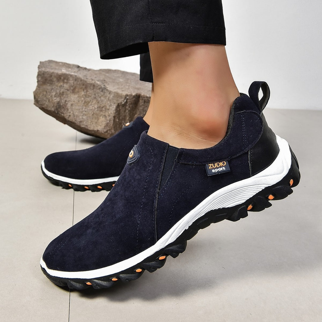 Damen Sportliche Slip-On Sneakers EB
