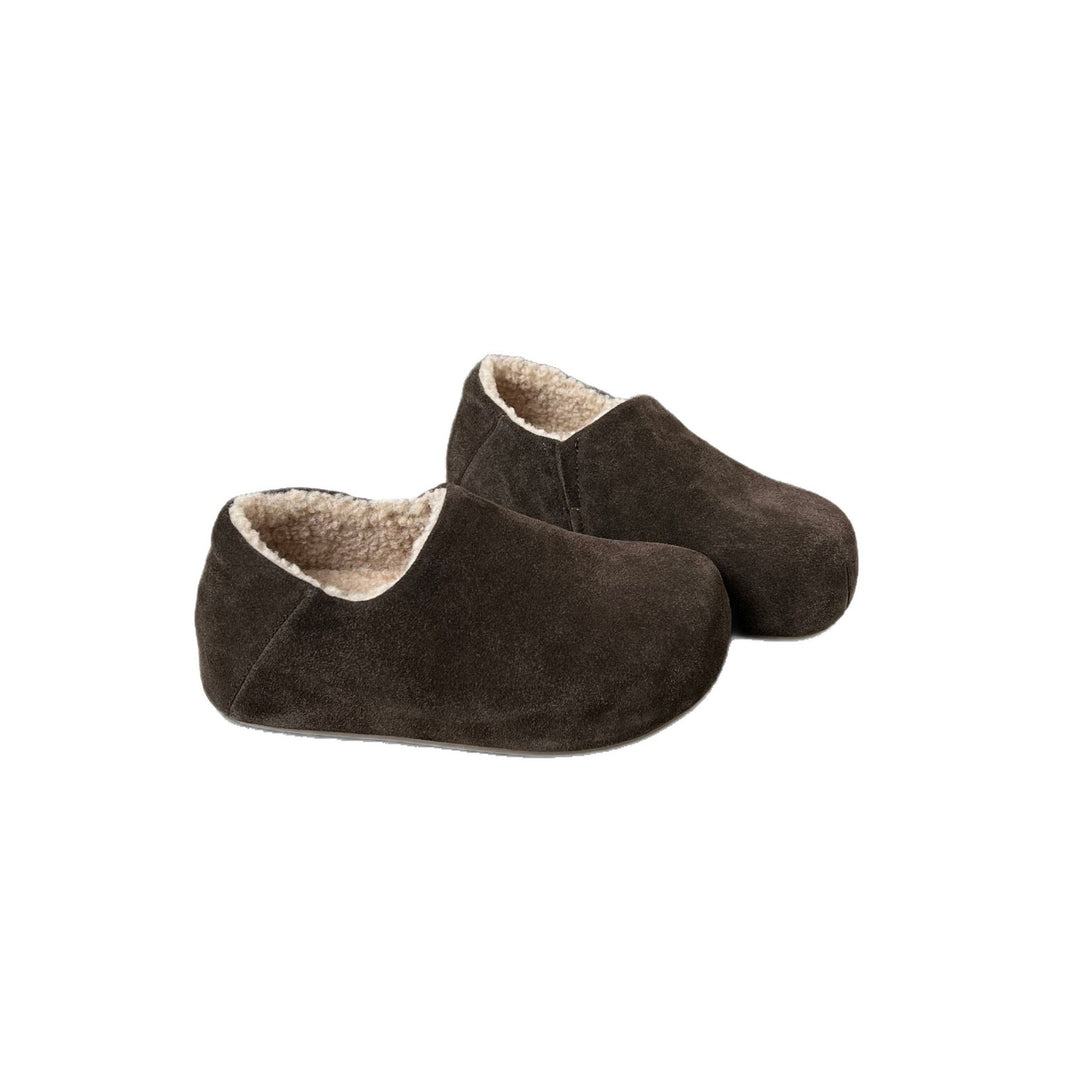 Damen Kuschelige Hausschuhe mit weichem Fleecefutter und rutschfester Sohle EB