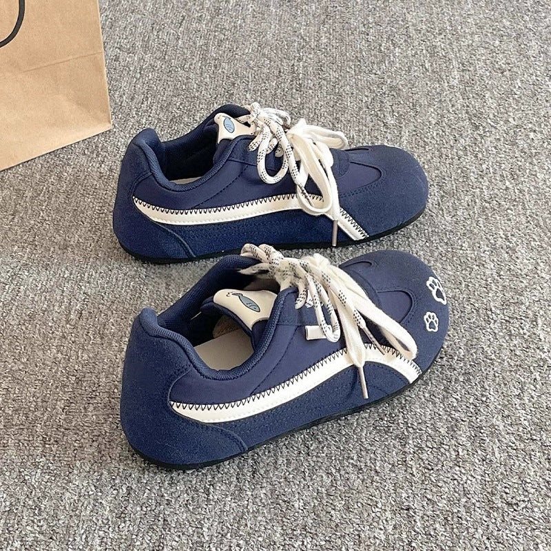 Damen Sportliche Sneakers mit atmungsaktiven Obermaterial und rutschfester Sohle EB
