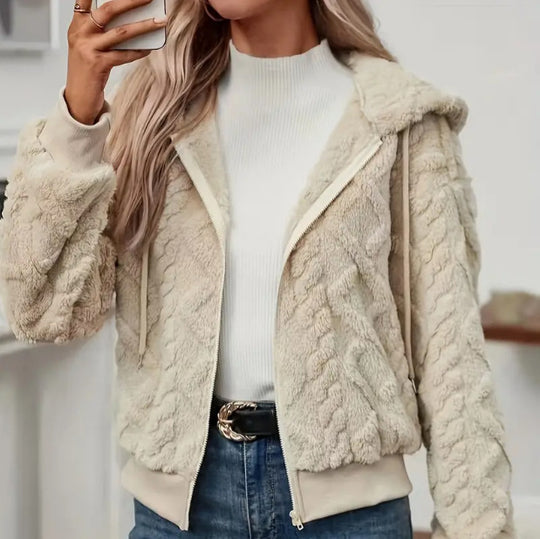 Damen Kuschelige Fleecejacke EB