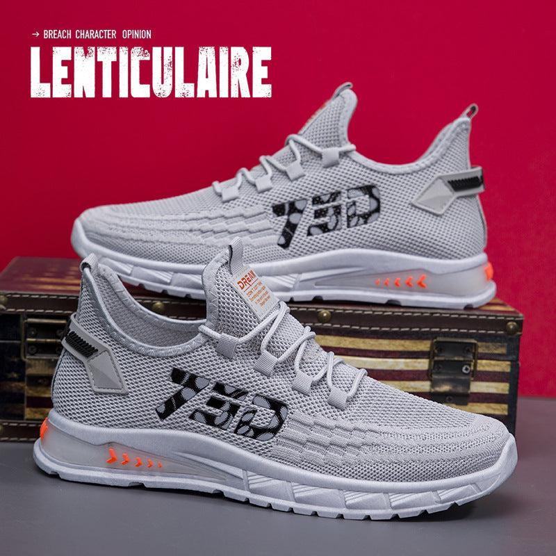 Damen Atmungsaktive Sneakers mit flexibler Laufsohle und stoßdämpfendem Fußbett EB