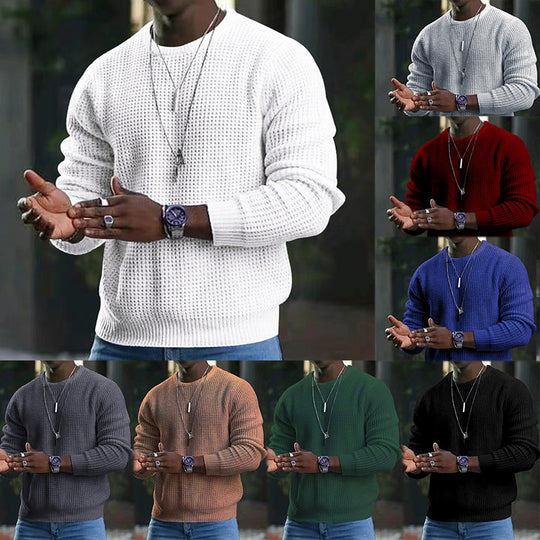 Herren Strukturierter Pullover EB