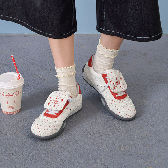 Damen Freizeit-Sneaker mit bequemem Klettverschluss und atmungsaktiver Sohle EB