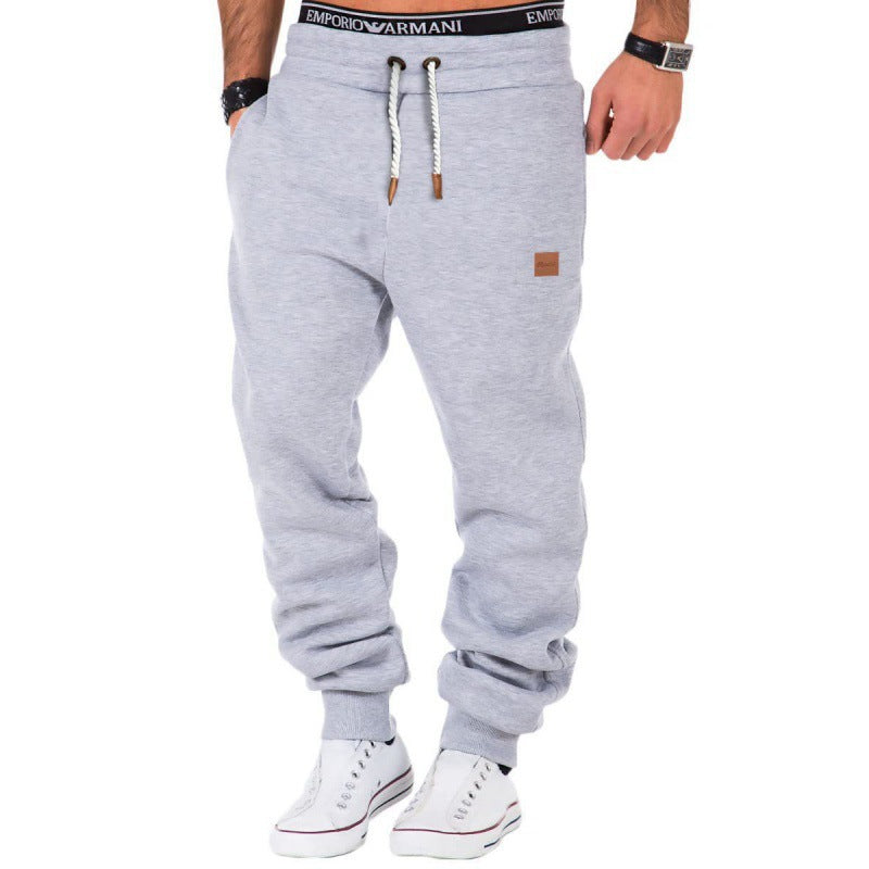 Herren modische und bequeme Sweatpants mit elastischem Bund und seitlichen Taschen EB