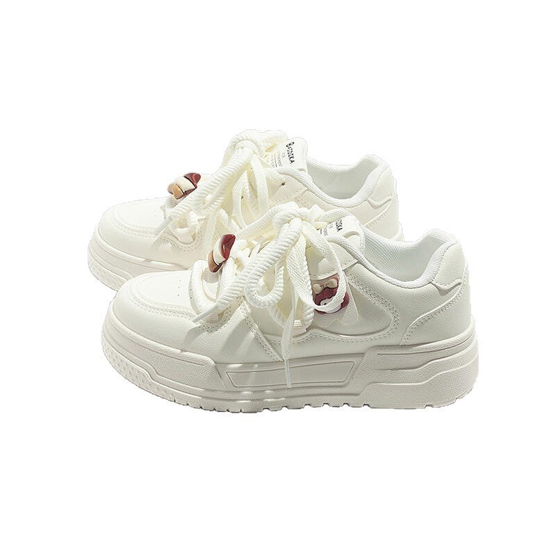 Damen Modische Sneakers mit einzigartigen Schnürdetails und verstärkter Sohle EB