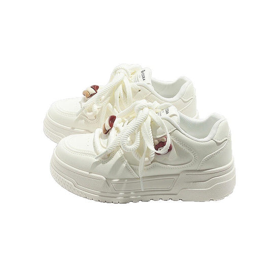 Damen Modische Sneakers mit einzigartigen Schnürdetails und verstärkter Sohle EB
