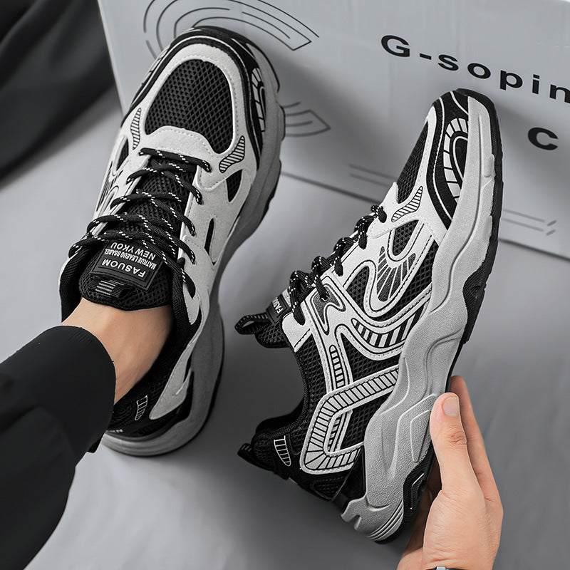 Damen Sportliche Mesh-Sneaker mit atmungsaktiver Struktur und gepolsterter Sohle EB