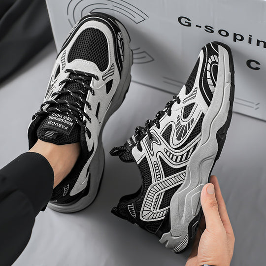 Damen Sportliche Mesh-Sneaker mit atmungsaktiver Struktur und gepolsterter Sohle EB