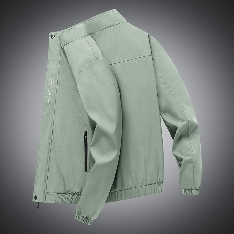 Herren leichter urbaner Softshell-Blouson mit winddichter Membran und verdecktem Reißverschluss EB
