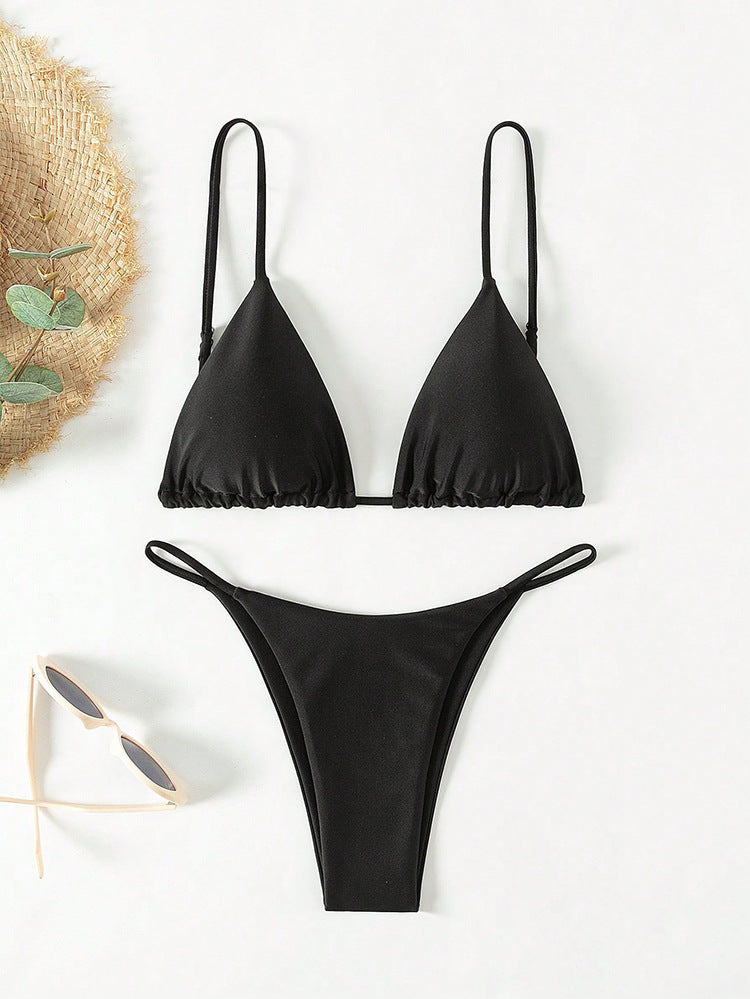 Damen Bikini-Set mit verspieltem Tie-Dye-Muster EB