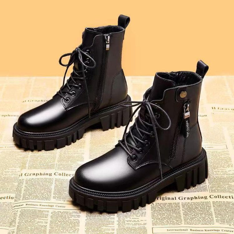 Damen Schnürstiefel mit robustem Profil und nachhaltigem Obermaterial EB