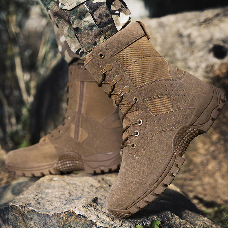 Herren robuste Einsatzstiefel mit hochfestem Obermaterial und rutschfester Sohle EB